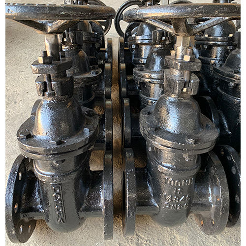 Cast Iron Non Rising Sluice Valve Isi Marked Flanged Ends - Port Size: Customized