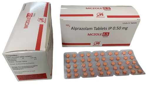 Alprazolam0.5 Tablet - Drug Type: General Medicines