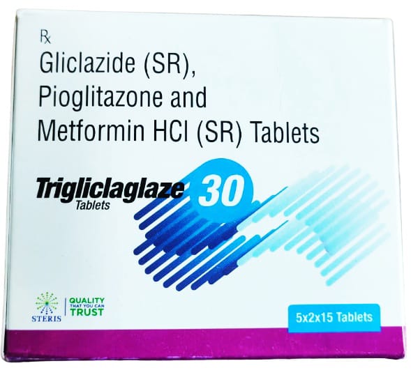 Gliclazide (SR) Pioglitazone and Metformin HCL (SR)