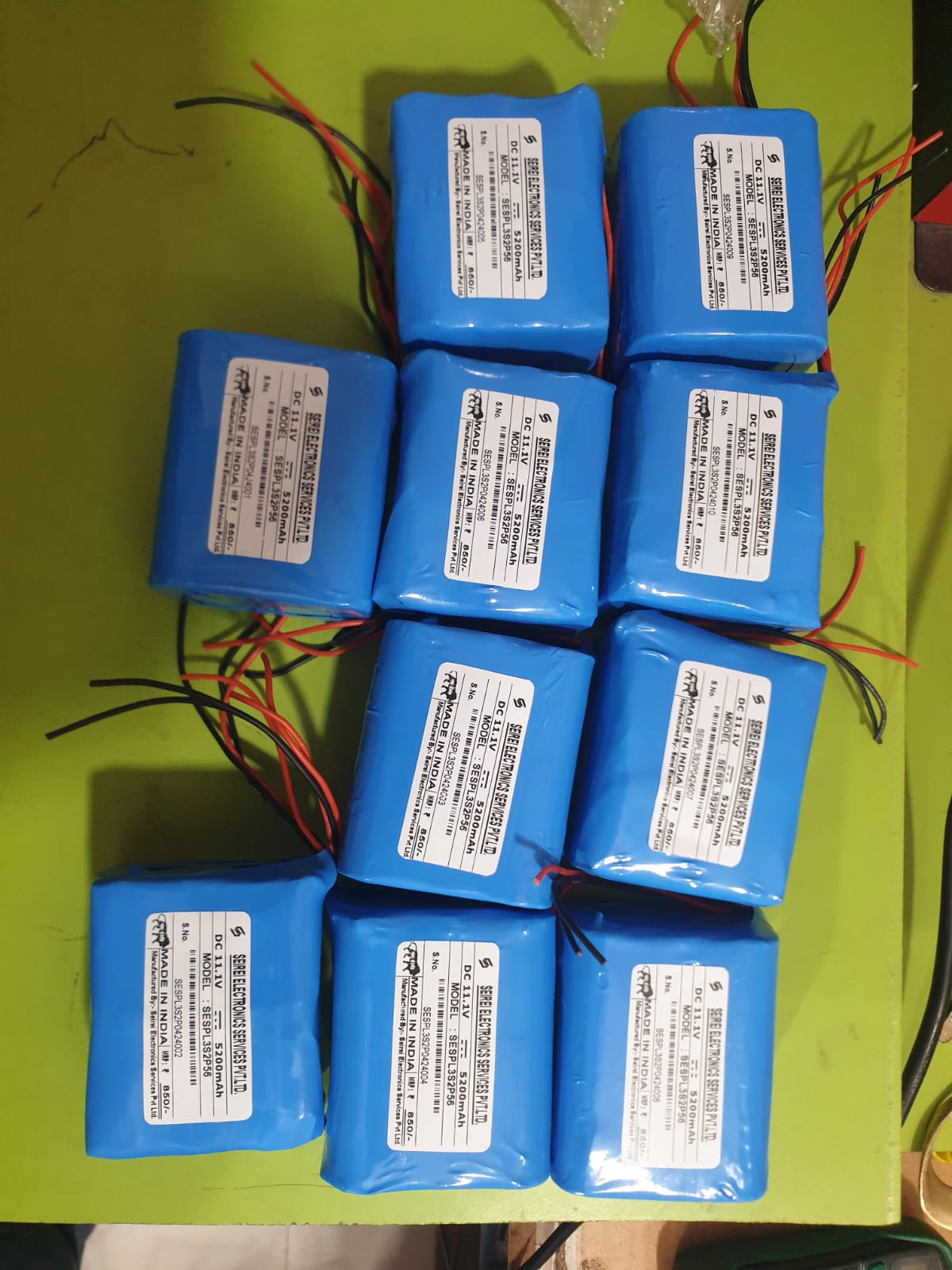 11.1V-5200Mah Nmc Battery - Nominal Voltage: 11.1V Volt (V)