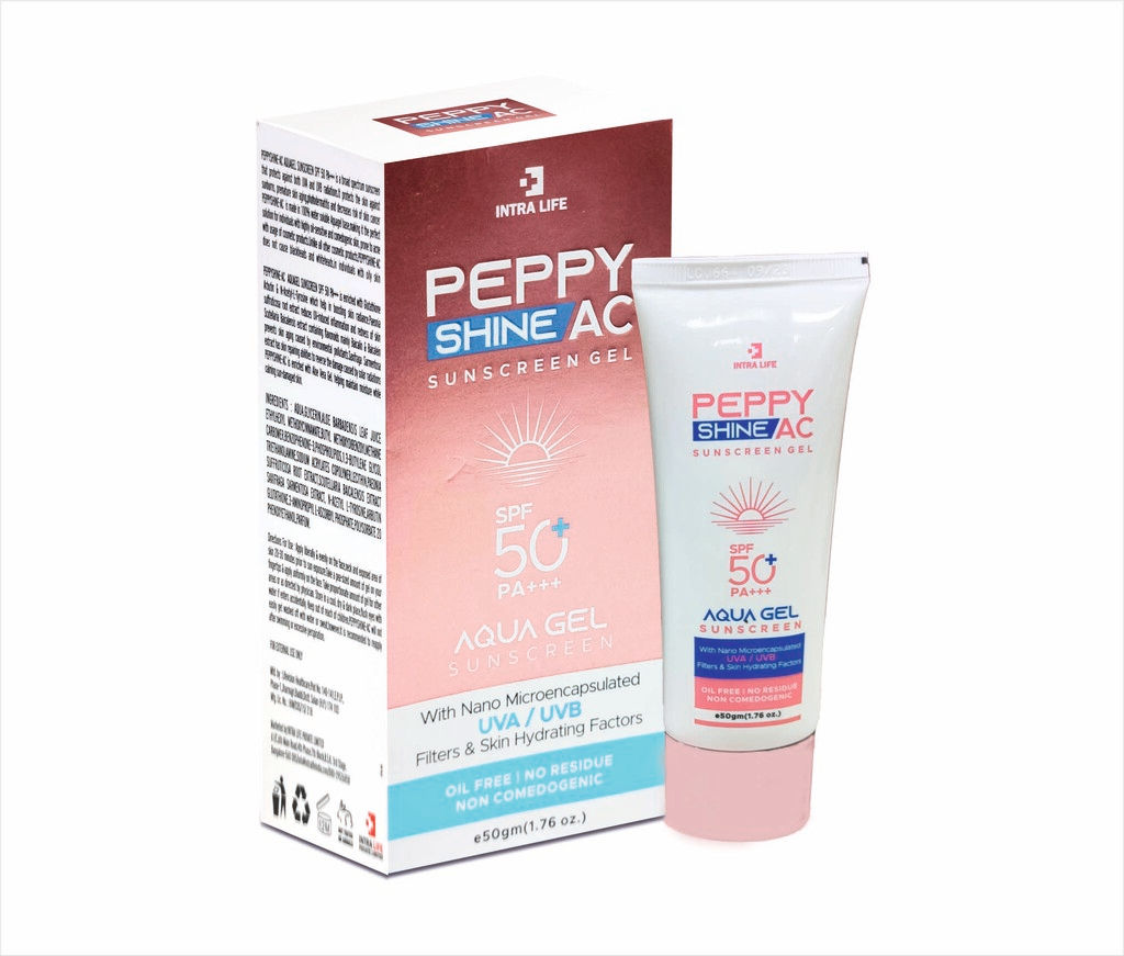 PEPPY SHINE AC SUNSCREEN GEL