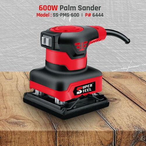 600W Palm Sander - Color: Black