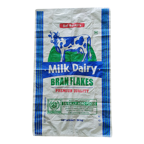 34kg Bran Flakes Plastic Bag