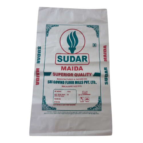 50Kg Sudar Maida Plastic Bag - Color: Different Available