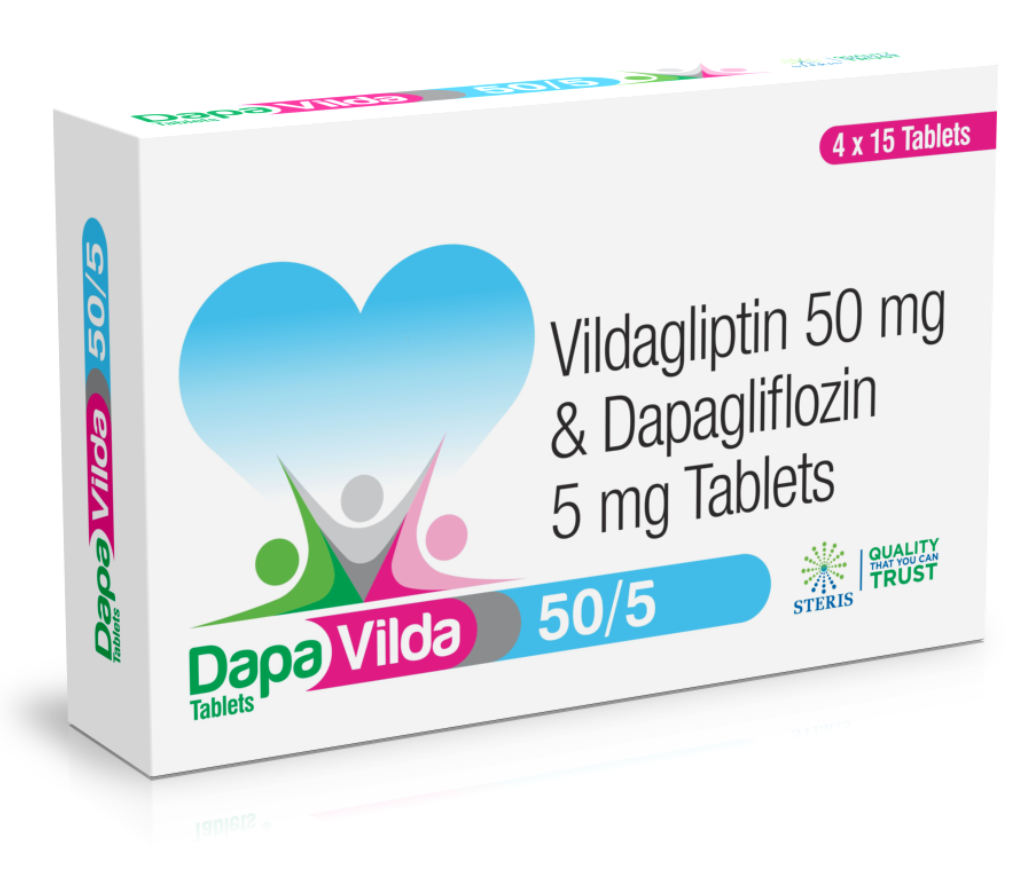 Dapagliflozin (5mg), Vildagliptin SR (50mg)