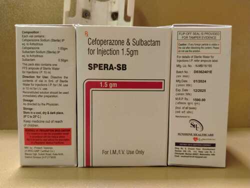 CEFOPERAZONE & SULBACTUM FOR INJECTION 1.5GM