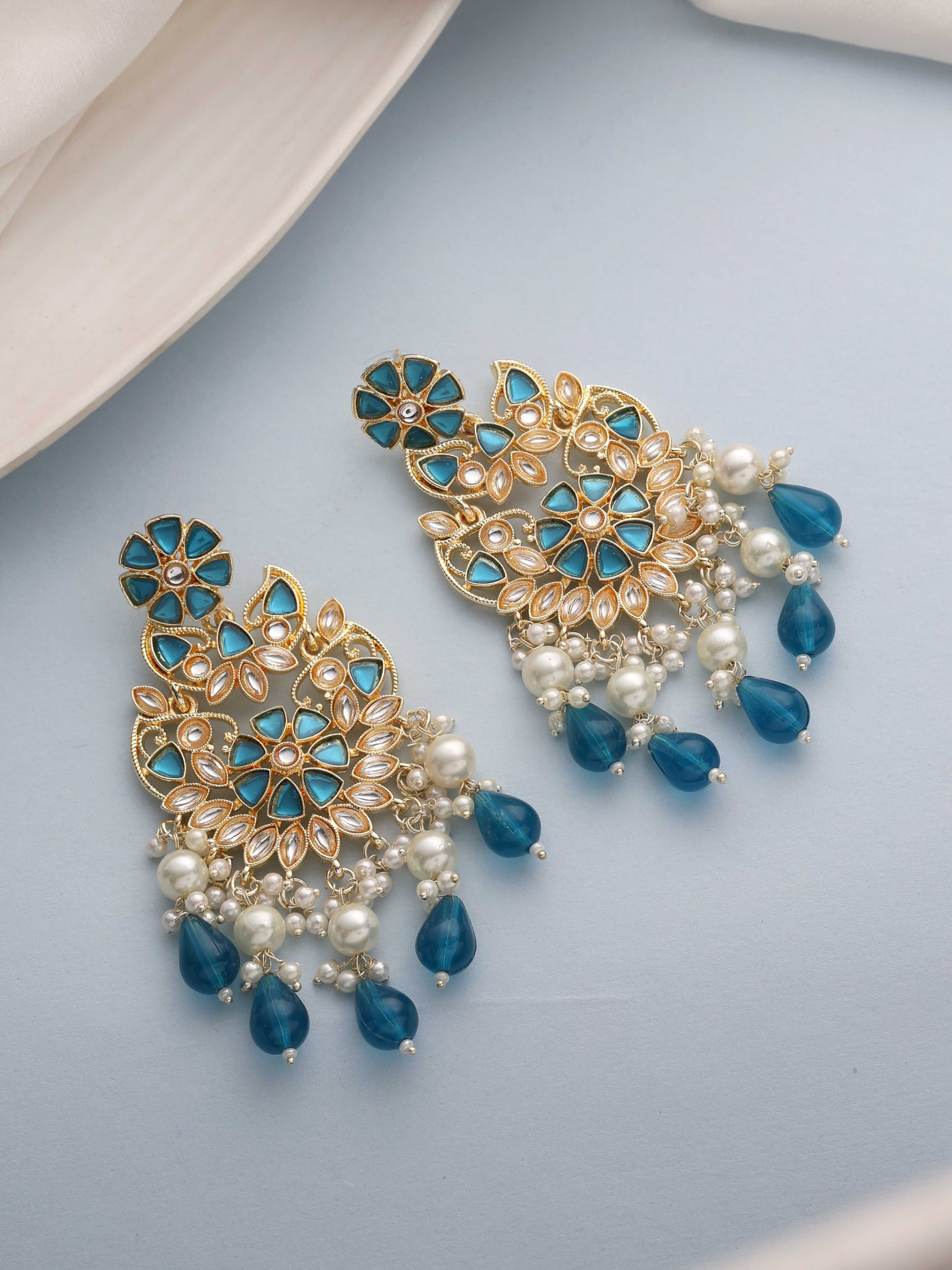 Wedding Earring |Gold plated Earring | Kundan Earrings |Traditional Earring |Kundan Sparkle Earring | Party Wear | Gift for her