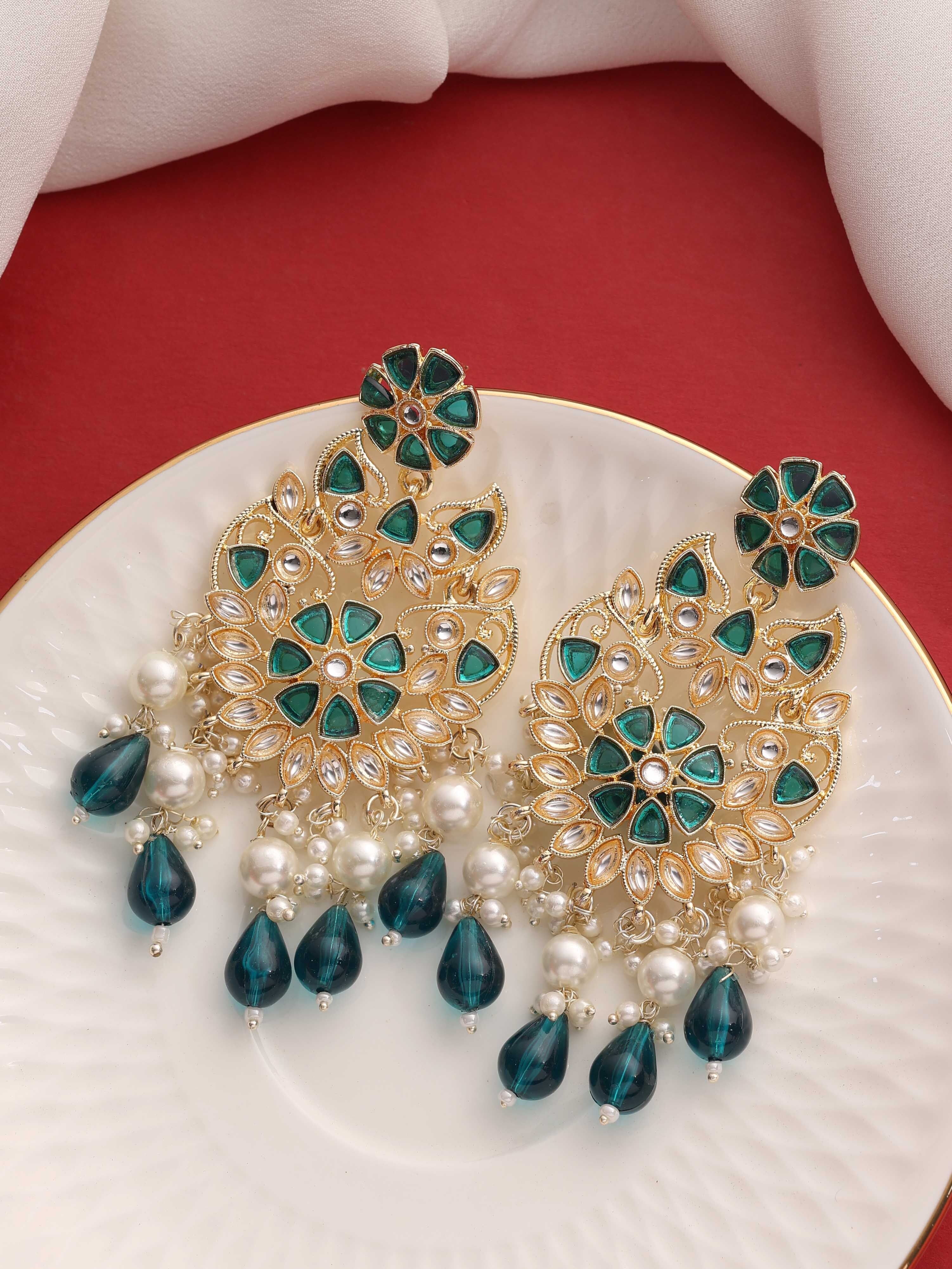 Wedding Earring |Gold plated Earring | Kundan Earrings |Traditional Earring |Kundan Sparkle Earring | Party Wear| Gift for her