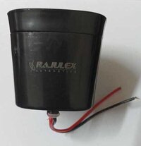 Back Horn - Plastic, 12v Dc, Black | 4 Tune E-rickshaw Back Horn, Rated Power 1.8w, Lightweight At 250 Grams