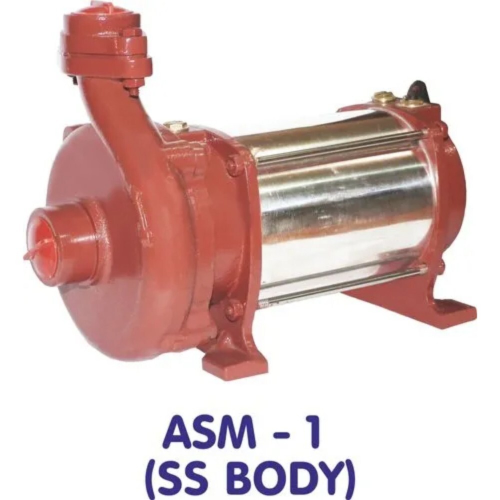 Ss Open Well Submersible Monoblock Pump - Color: Silver