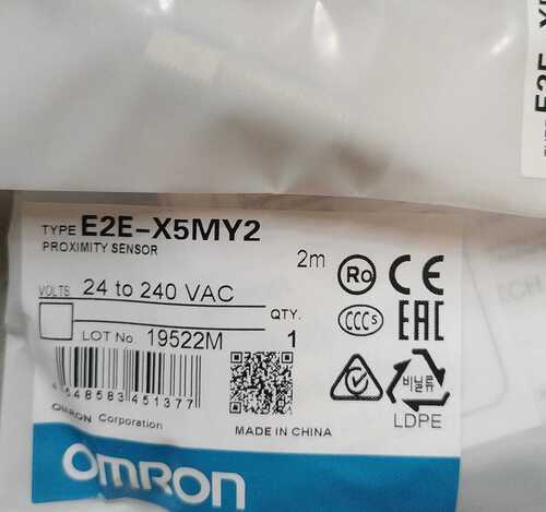 OMRON PROXIMITY SENSOR, E2E-X5MY2,E2E-X5C1-RM1TGJ 0.3M,E2E-X16MB1TL12-M1