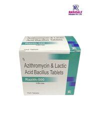 Azithromycin 500mg Lactic Acid Tablet