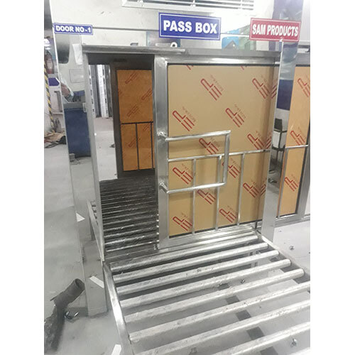 Mild Steel SS 304 Dynamic Pass Box (Metallic)
