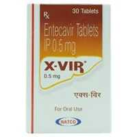 Entecavir Tablets Ip 0.5mg, 30 Tablets Bottle Pack - Storage Instructions: Cool & Dry Place