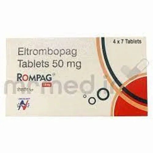 Rompag 50 Mg Eltrombopag Tablets - Storage Instructions: Cool & Dry Place