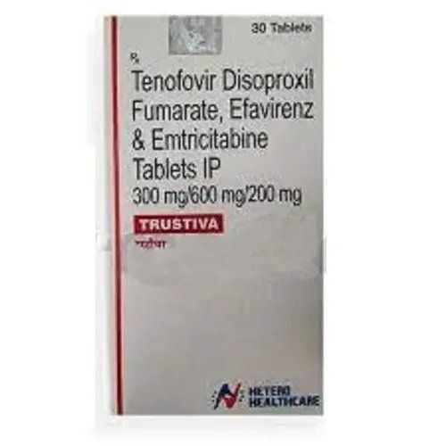 Tenofovir Disoproxil Fumarate, Efavirenz & Emtricitabine Tablets IP 300mg