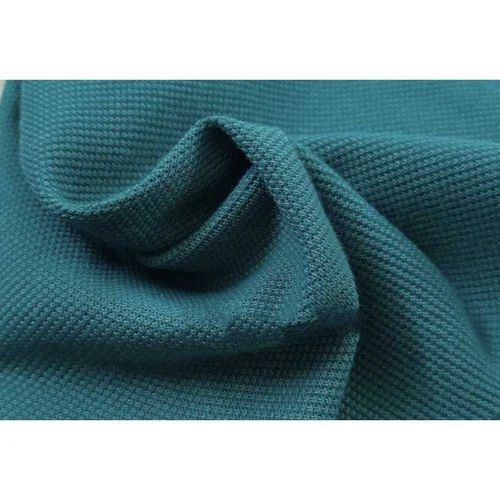 Pure Cotton Knitted Pique Fabric - Color: Teal