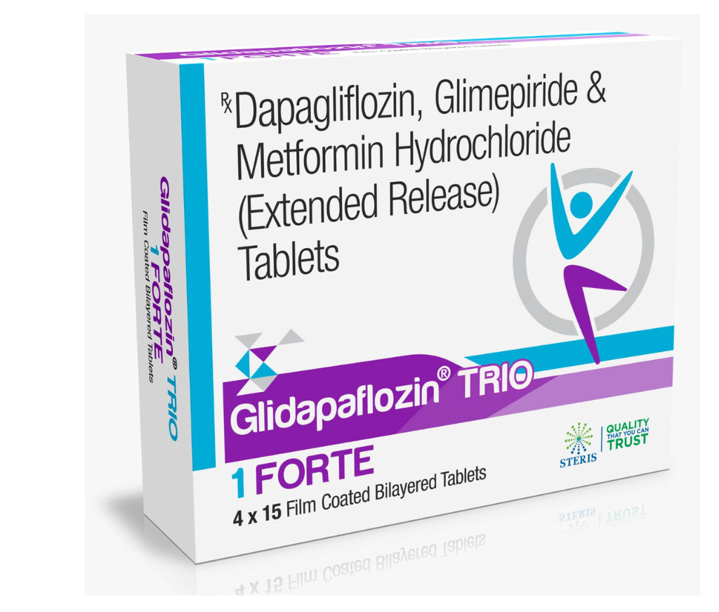 Dapagliflozin , Glimepiride & Metformin Hydrochloride ( Extended Release ) - Physical Form: Tablets