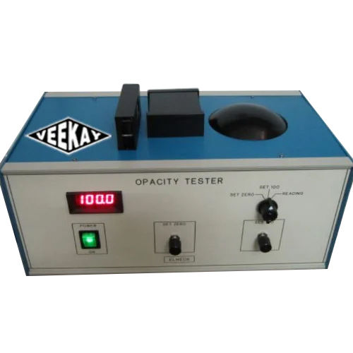 Plastic Opacity Tester - Application: For Testing