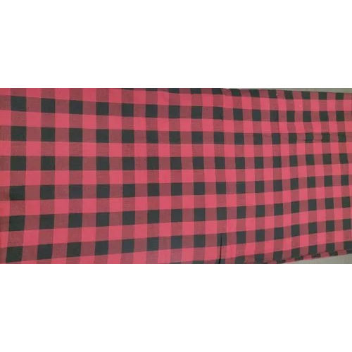 Cotton Checks Fabric - Attributes: Washable