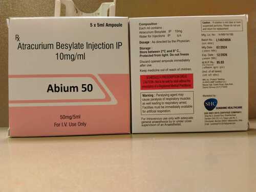 Atracurium Besylate Injections 50mg /5ml