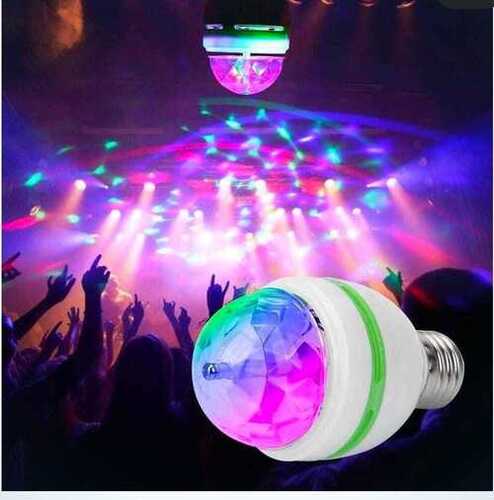 Rotating Led Bulb - Color: Multicolor