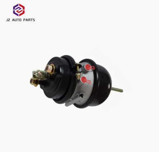 T20/24 Double Diaphragm Dd Spring Brake Chamber Trailer Brake Cylinder Brake Chamber For M2852024 41225765 - Color: Black