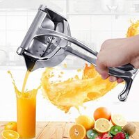 Aluminum Fruit Press - Stainless Steel, 11x22x15 Cm | Ergonomic Handle, Easy To Clean, Heavy Duty Manual Citrus Extractor For Various Fruits