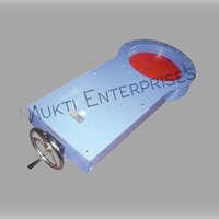 Slide Gate Valve - Color: Silver