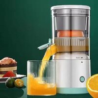 Electronic Squeeze Citrus Juicer - Plastic, 10x10x10 Cm | Wireless Design, Usb-c Charging, Easy Clean, 15 Years Replacement Warranty