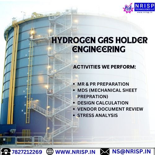 Hydrogen Gas Holder Manufacturer - Air Flow Capacity: As Per Size