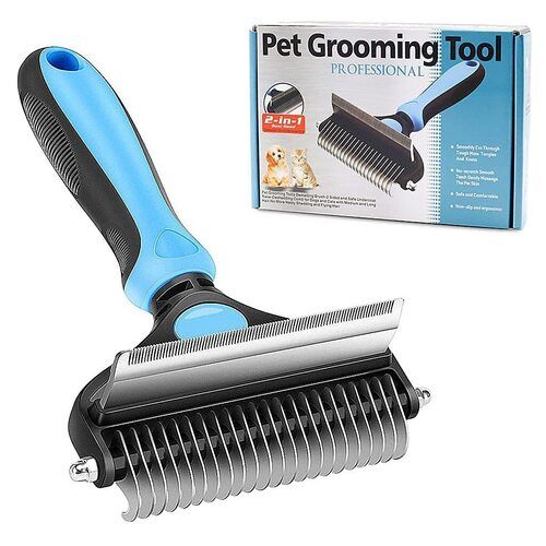 2 in 1 Brush Dog  Deshedding Tool