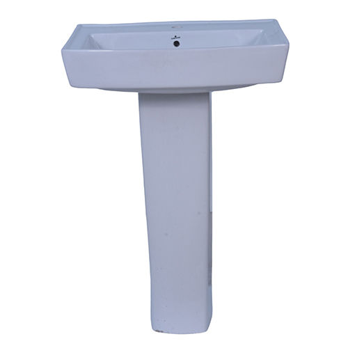 23X17 Polo Set Pedestal Sink - Color: Any Color