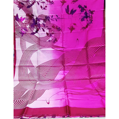 Ladies Printed Pure Silk Saree - Color: Different Available