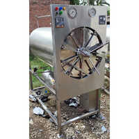 High Pressure Autoclave - Stainless Steel, 500x1200mm Chamber Size | 200 Ltr/hr Capacity, Semi-automatic, 25-30 Minutes Sterilization Time, 220v, 15-38 Psi, Stylish Silver Finish