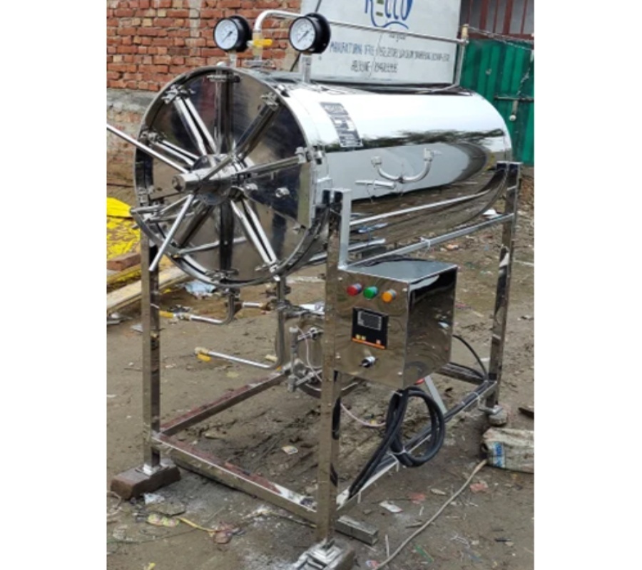 Stainless Steel Horizontal Autoclave - Capacity: 280 Ltr/Hr