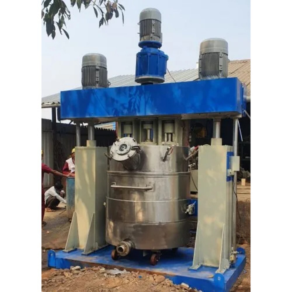 Triple Shaft Mixer - Stainless Steel Alloy, 220 Volt | Automatic, High Efficiency, Frequency Speed Control