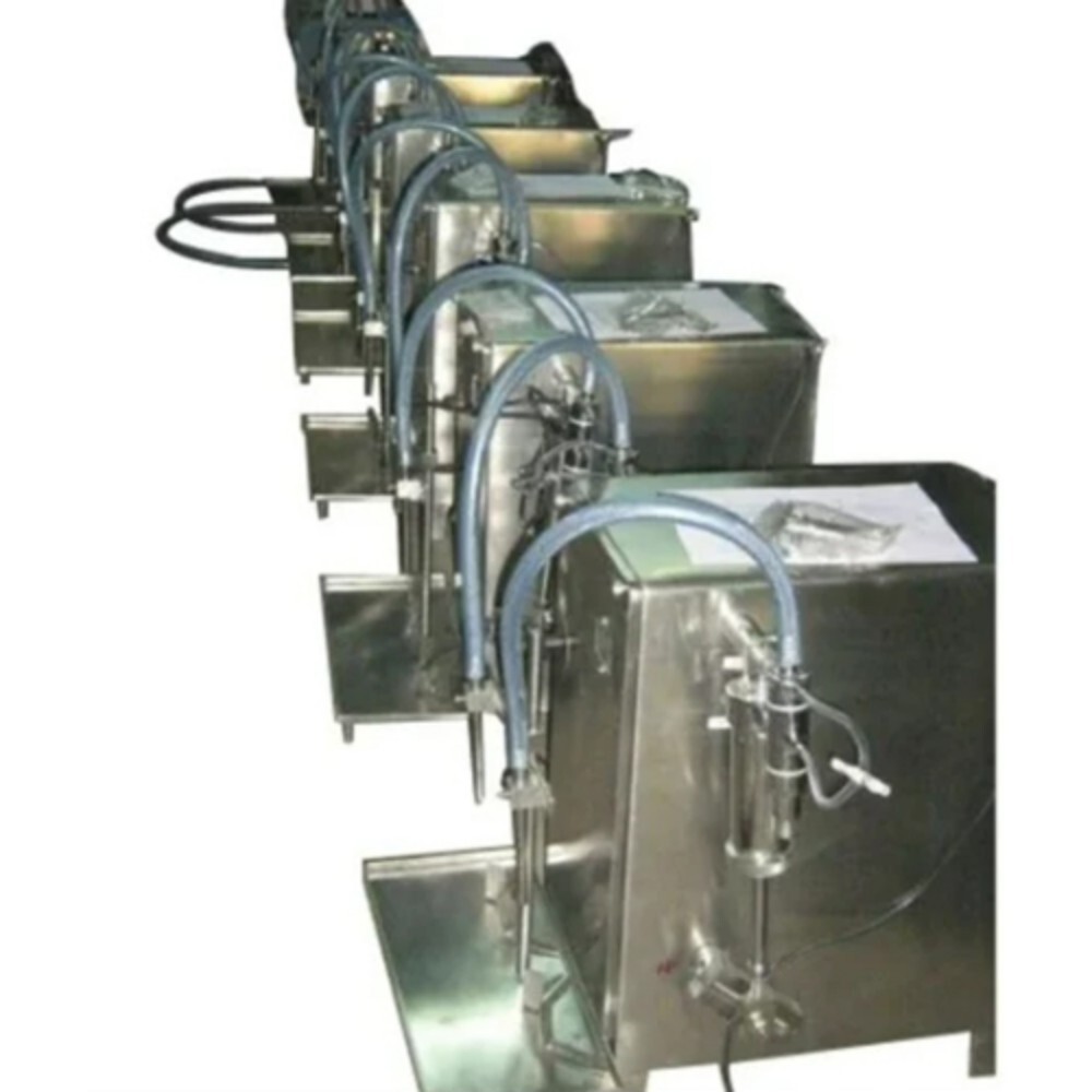 Liquid Filling Machine - Stainless Steel, Semi-Automatic , Frequency Speed Control for Efficient Liquid Filling in Chemical Applications