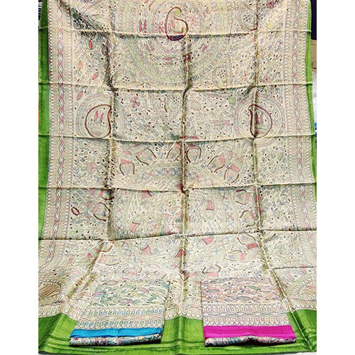 Ladies Casual Tussar Saree