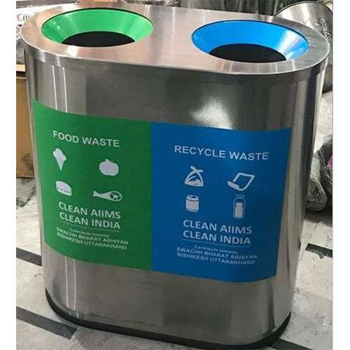 STAINLESS STEELS DUO RECYLES BINS