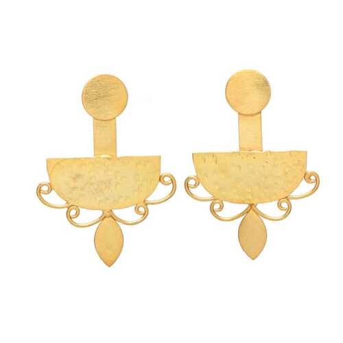 New arrival woman earrings, handmade gold plated earrings