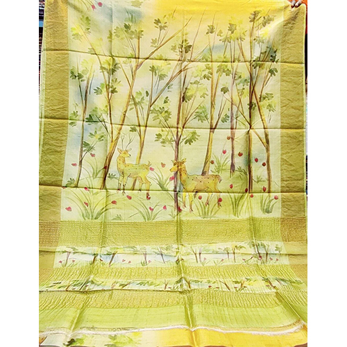 Ladies Tussar Handloom Saree