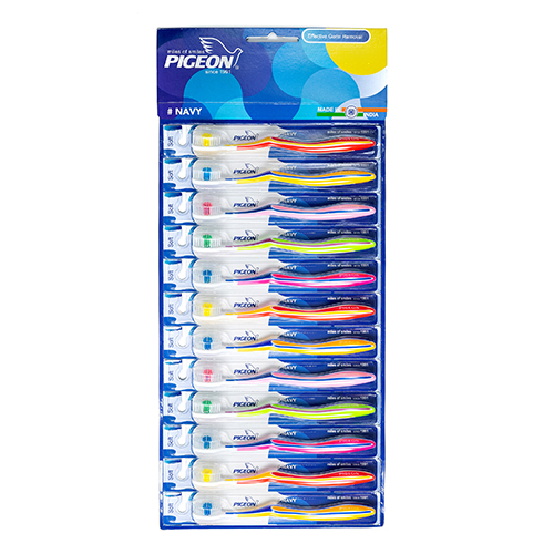 Navy Medium Soft Tooth Brush