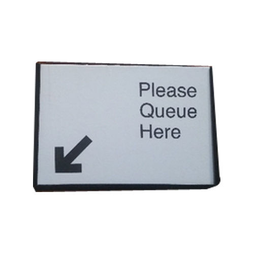 Signage Holder - Color: Black