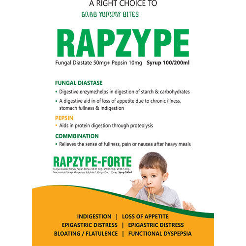 Rapzype Syrup - Drug Type: General Medicines