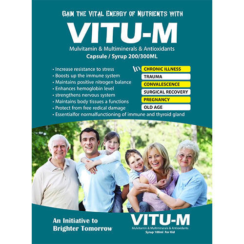 Vitu-M Capsules And Syrup - Drug Type: General Medicines