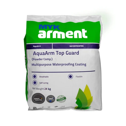 03 kg Myk Arment Aquaarm Top Guard Waterproofing Coating - Liquid Coating, Grey Color, Waterproof, Shelf Life 12-24 Months, Smooth Surface