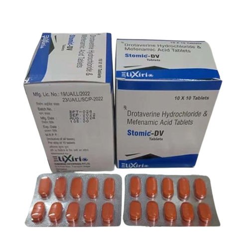 Drotaverine Hydrochloride Mefanamic Acid Tablet - Drug Type: Generic Drugs