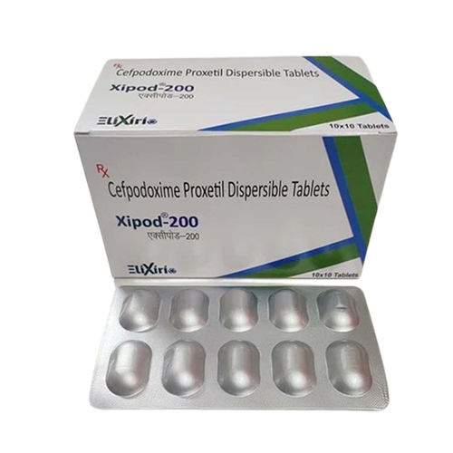 200mg Cefpodoxime Proxetil Dispersible Tablets