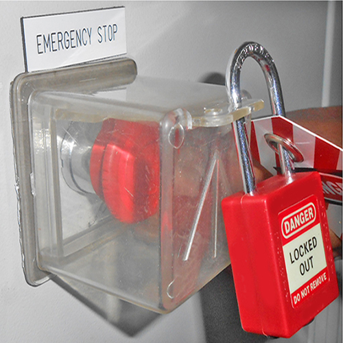 Transparent Lockout Tagout Panel Lockout Push Button